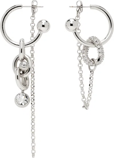 Justine Clenquet Abel Earrings In Silver