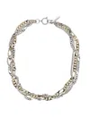 Justine Clenquet Jena Two-tone Chain Choker In Metallic