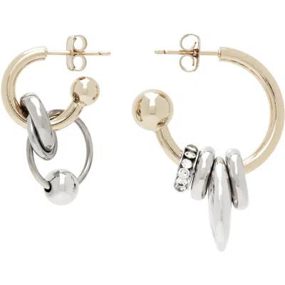 Justine Clenquet Aimee Earrings In Gold & Palladium