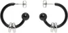 Justine Clenquet Alan Earrings In Black