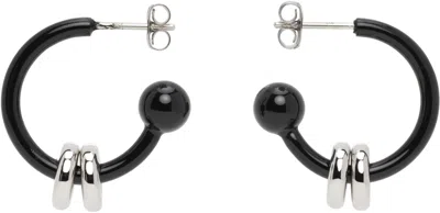 Justine Clenquet Alan Earrings In Black