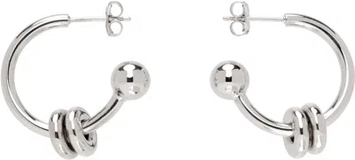 Justine Clenquet Alan Earrings In Silver