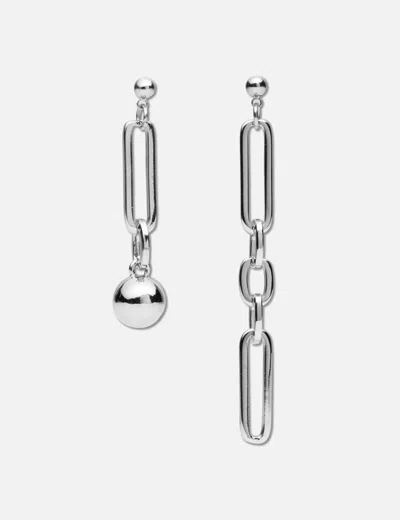 Justine Clenquet Ali Earrings In Metallic