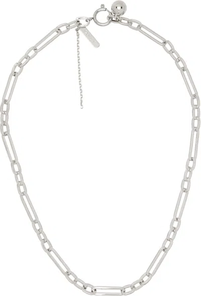 Justine Clenquet Ali Necklace In Silver