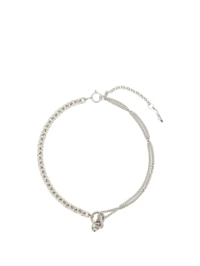 Justine Clenquet Alison Necklace In Silver