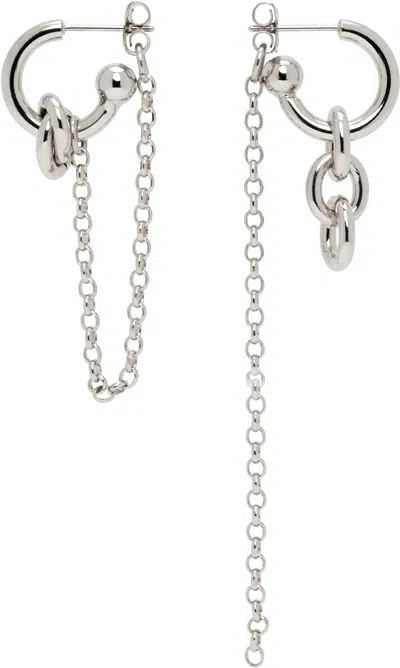 Justine Clenquet Amon Earrings In Metallic