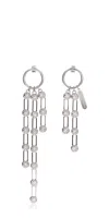 Justine Clenquet Angie Earrings In Silver In Silver