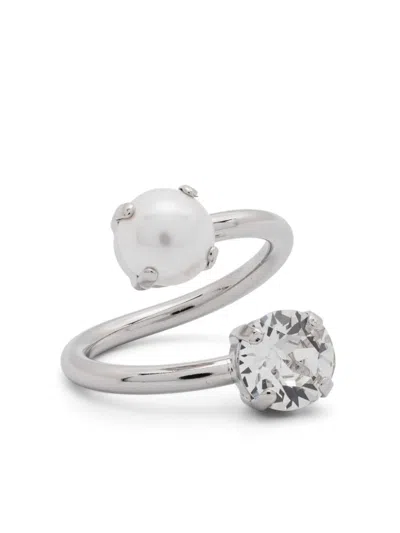 Justine Clenquet Annie Ring In Silver