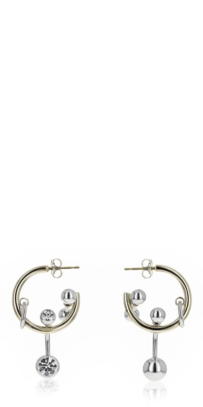 Justine Clenquet Ashley Earrings In Metallic