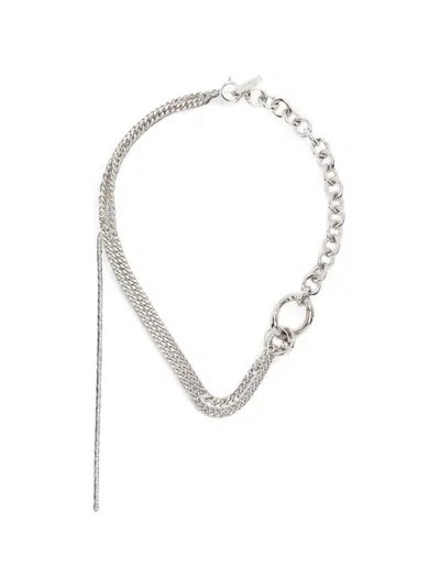 Justine Clenquet Aya Chain-link Necklace In Silver