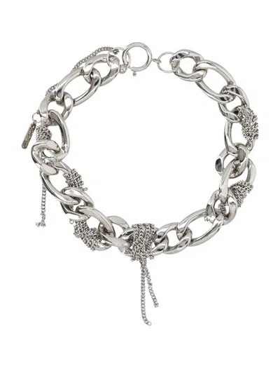 Justine Clenquet Betty Choker In Silver