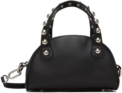 Justine Clenquet Black Liv Bag In Black W/ Studs