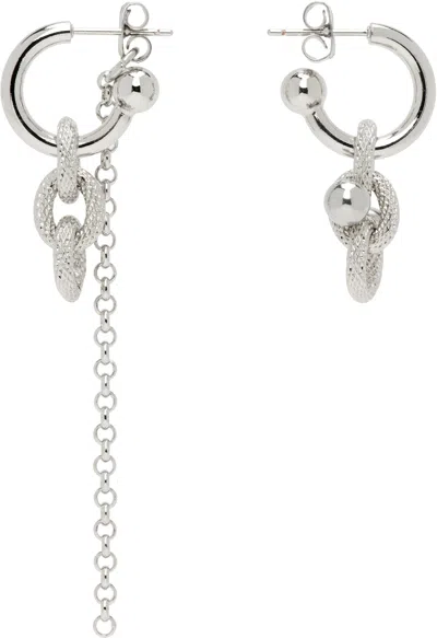 Justine Clenquet Blake Earrings In Metallic