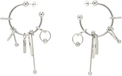 Justine Clenquet Carl Earrings In Metallic