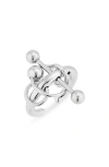 Justine Clenquet Carl Ring In Metallic