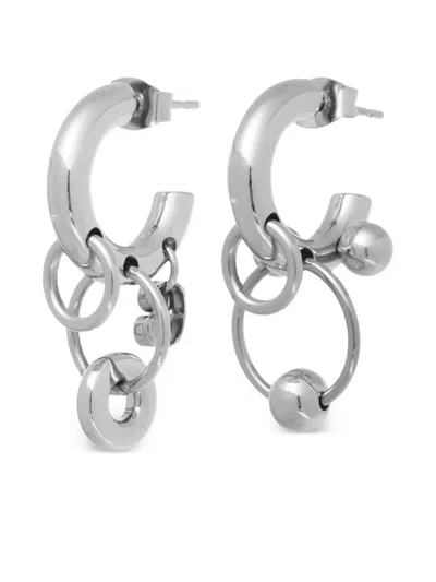 Justine Clenquet Cecilia Earrings In Metallic