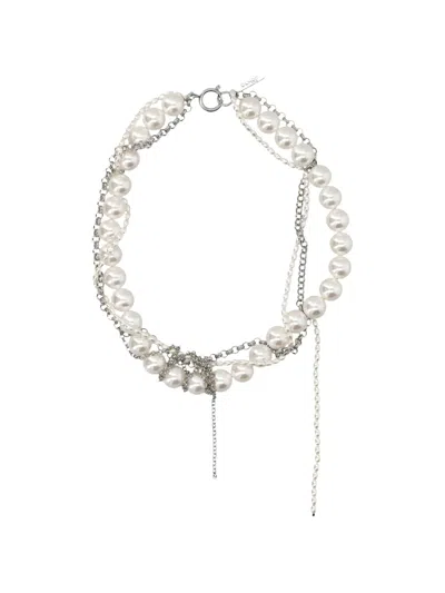 Justine Clenquet Chain-detail Necklace In Metallic