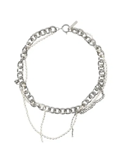 Justine Clenquet Chain Necklace In Neutral