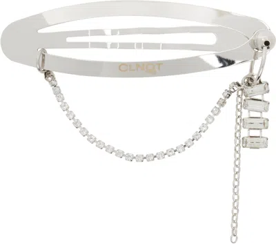 Justine Clenquet Chloe Hair Clip In Metallic