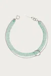 JUSTINE CLENQUET CLARENCE CHOKER IN SILVER