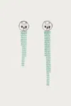 Justine Clenquet Clarence Clip-on Earrings In Silver In Silver