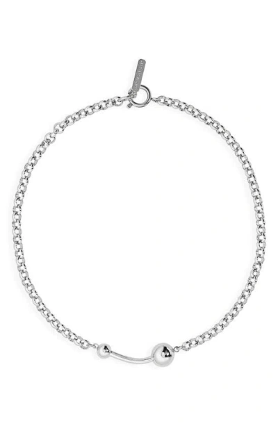 Justine Clenquet Connie Necklace In Metallic