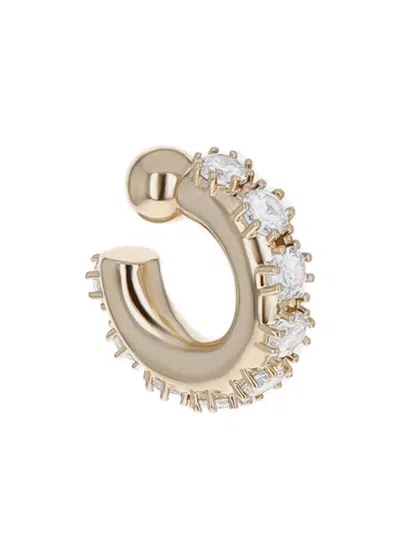 Justine Clenquet Crystal-embellished Ear Cuff In Gold
