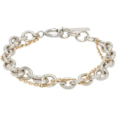 Justine Clenquet Dana Bracelet In Gold & Palladium