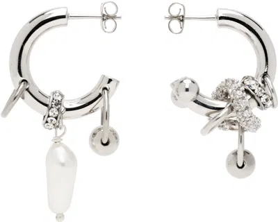 Justine Clenquet Danielle Earrings In Metallic