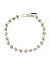 Justine Clenquet Gold Knot Chain Daria Choker In Gold