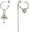 Justine Clenquet Daria Crystal Earrings In Gold