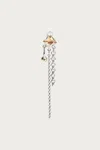 Justine Clenquet Dean Clip-on Earring In Silver In Silver