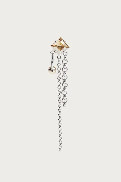 Justine Clenquet Dean Earring In Silver