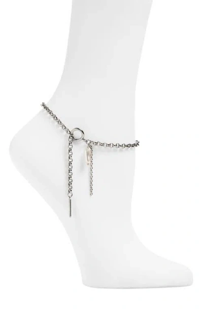 Justine Clenquet Denise Anklet In Silver