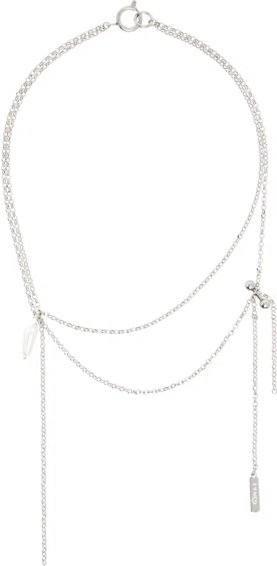 Justine Clenquet Denise Necklace In Silver