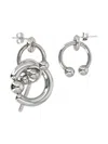 Justine Clenquet Dolly Earrings In Metallic
