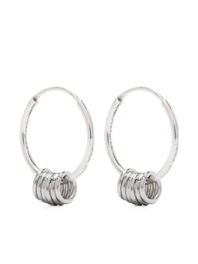 Justine Clenquet Drew Earrings In Silver