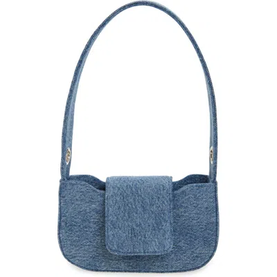 Justine Clenquet Dylan Denim Top Handle Bag In Denim Blue