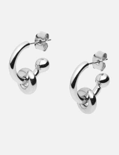 Justine Clenquet Ethan Earrings In Silver