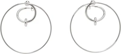 Justine Clenquet Eva Earrings In Silver