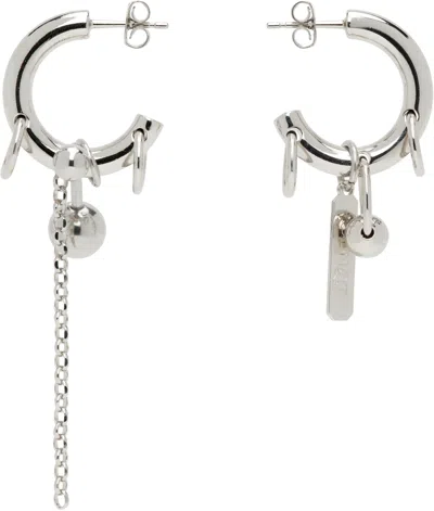 Justine Clenquet Evie Earrings In Silver