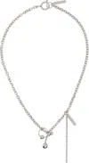 Justine Clenquet Evie Necklace In Metallic