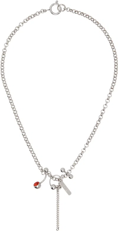 Justine Clenquet Frankie Necklace In Metallic