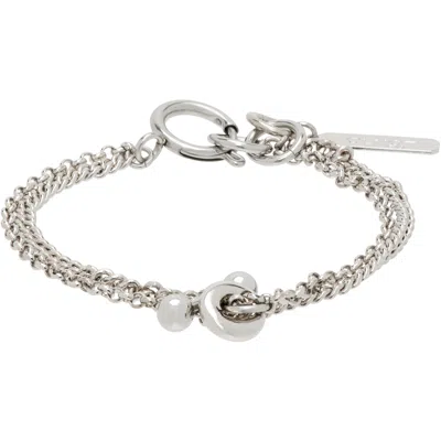 Justine Clenquet Georgie Bracelet In Palladium