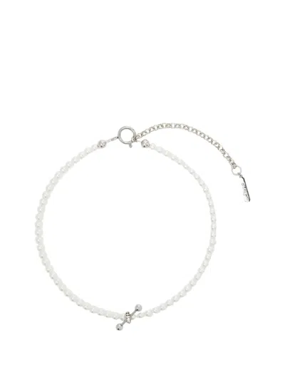 Justine Clenquet Gianni Necklace In White