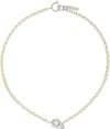 Justine Clenquet Gold & Silver Sinead Necklace In Gold & Palladium