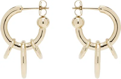 Justine Clenquet Gold Jen Earrings
