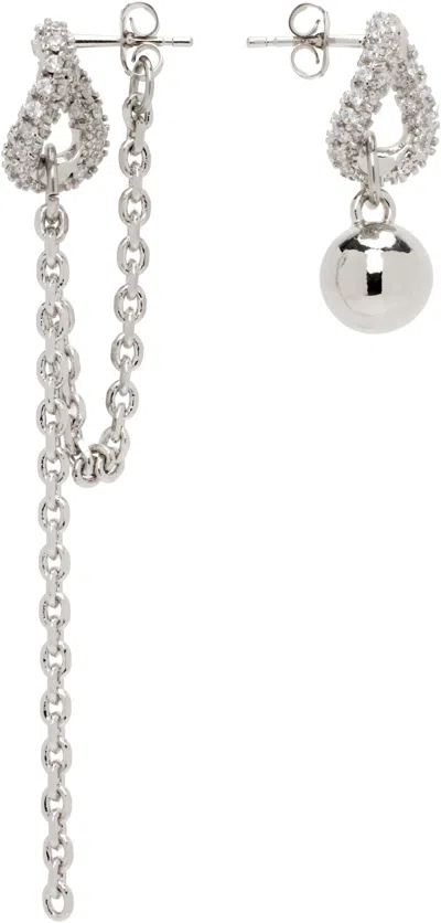 Justine Clenquet Gordon Earrings In Silver