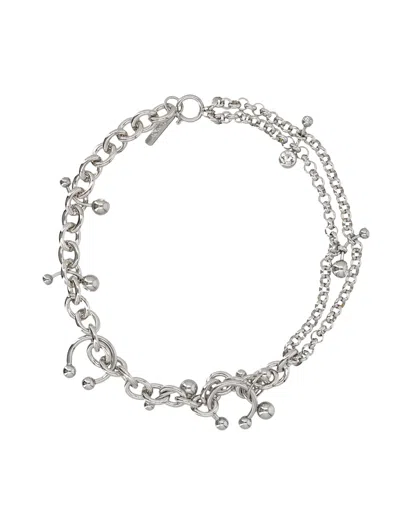 Justine Clenquet Holly Necklace In Metallic