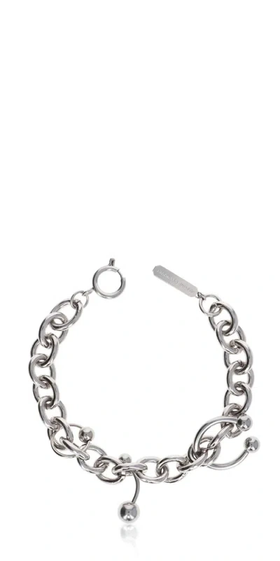 Justine Clenquet Holly Pearl Bracelet In Metallic